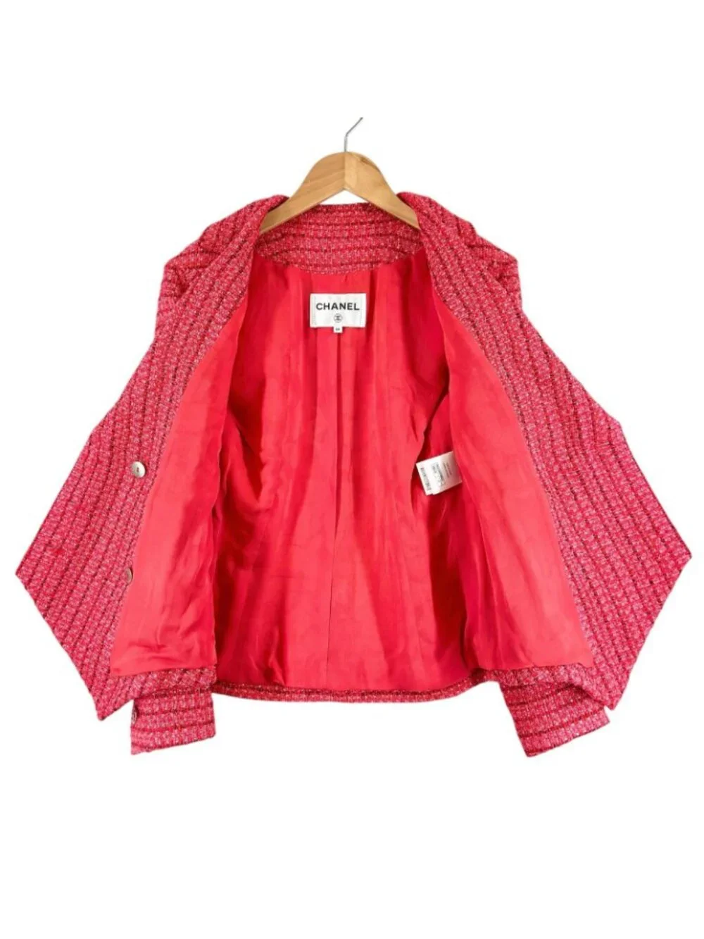 Chanel AW Jacket Cotton Red 34